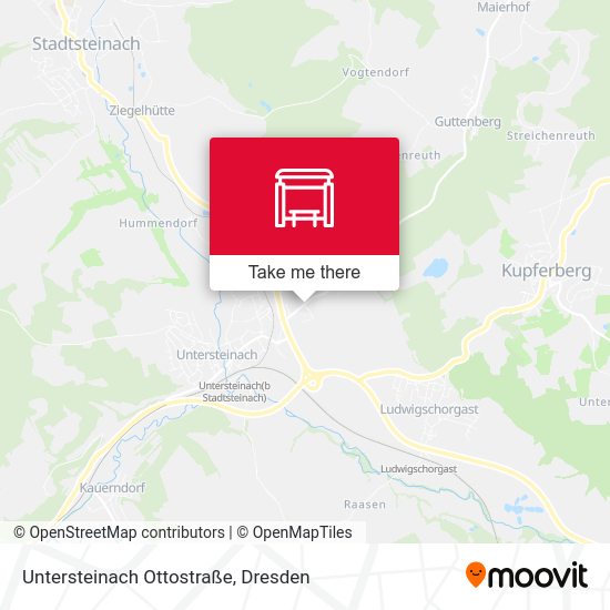 Карта Untersteinach Ottostraße