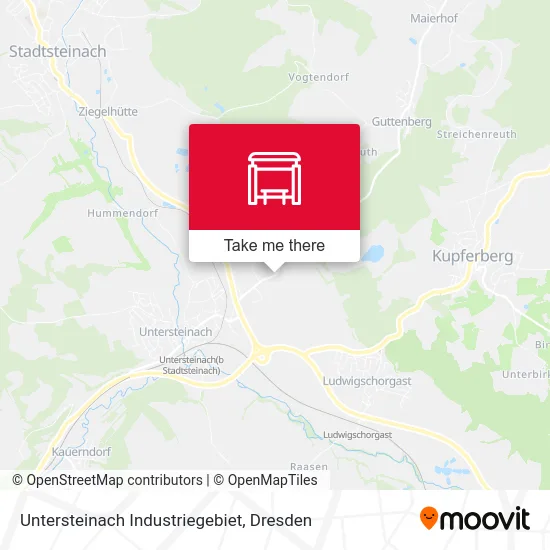Карта Untersteinach Industriegebiet