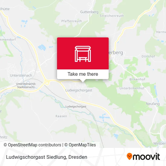 Карта Ludwigschorgast Siedlung