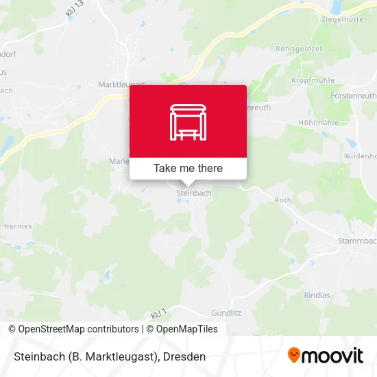 Карта Steinbach (B. Marktleugast)