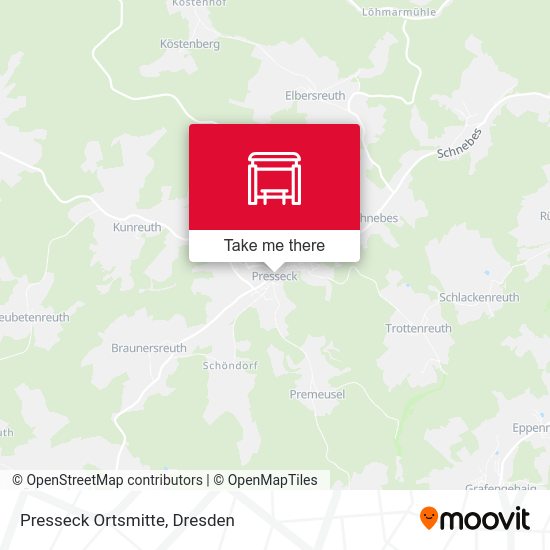 Карта Presseck Ortsmitte