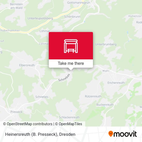 Карта Heinersreuth (B. Presseck)