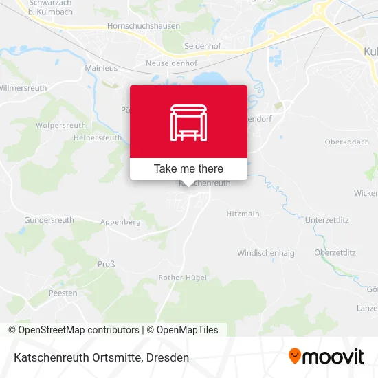 Карта Katschenreuth Ortsmitte