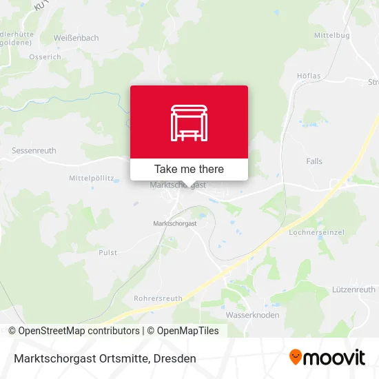 Карта Marktschorgast Ortsmitte