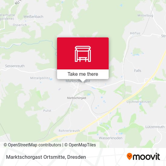 Карта Marktschorgast Ortsmitte