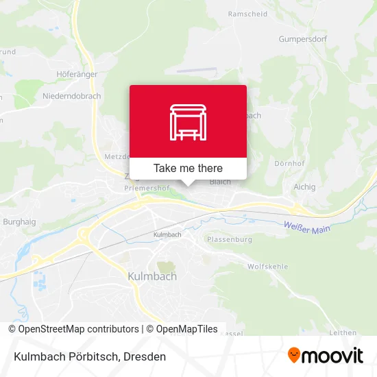 Карта Kulmbach Pörbitsch