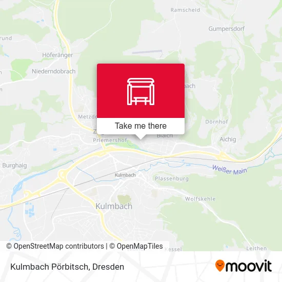 Карта Kulmbach Pörbitsch