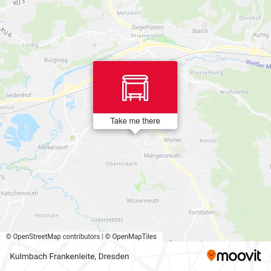 Карта Kulmbach Frankenleite