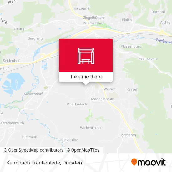 Карта Kulmbach Frankenleite