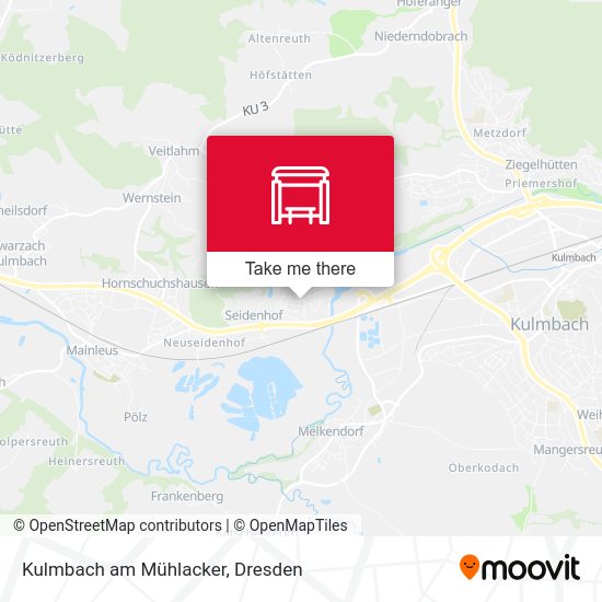Карта Kulmbach am Mühlacker