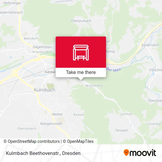 Карта Kulmbach Beethovenstr.