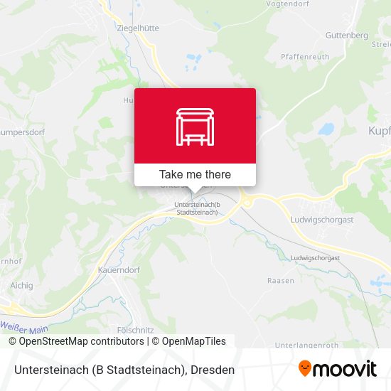 Карта Untersteinach (B Stadtsteinach)