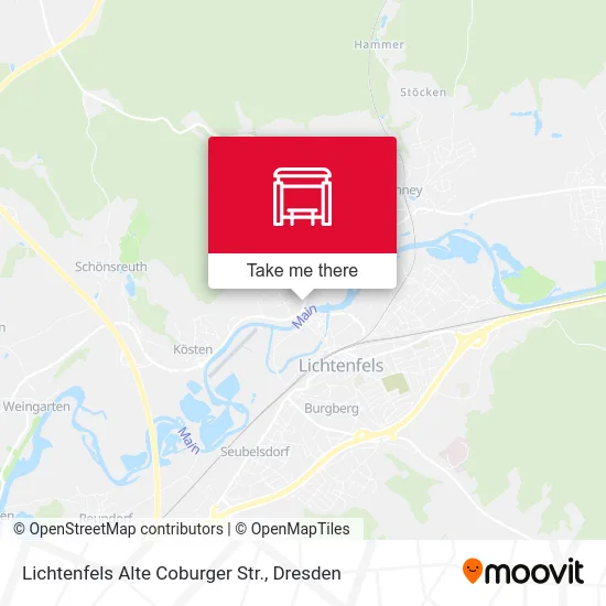 Карта Lichtenfels Alte Coburger Str.