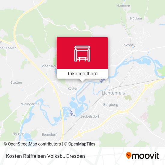 Карта Kösten Raiffeisen-Volksb.