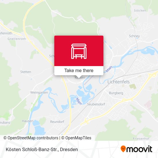 Карта Kösten Schloß-Banz-Str.