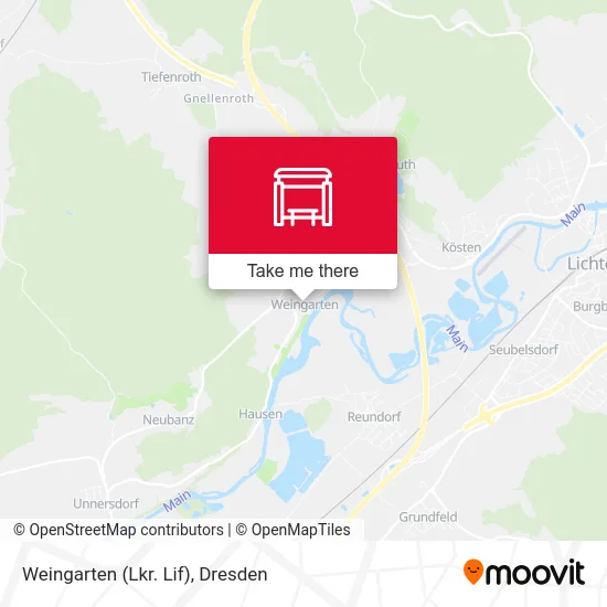 Карта Weingarten (Lkr. Lif)