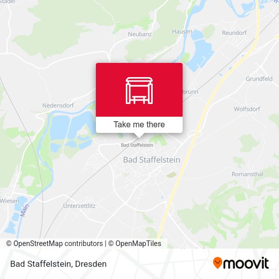 Карта Bad Staffelstein