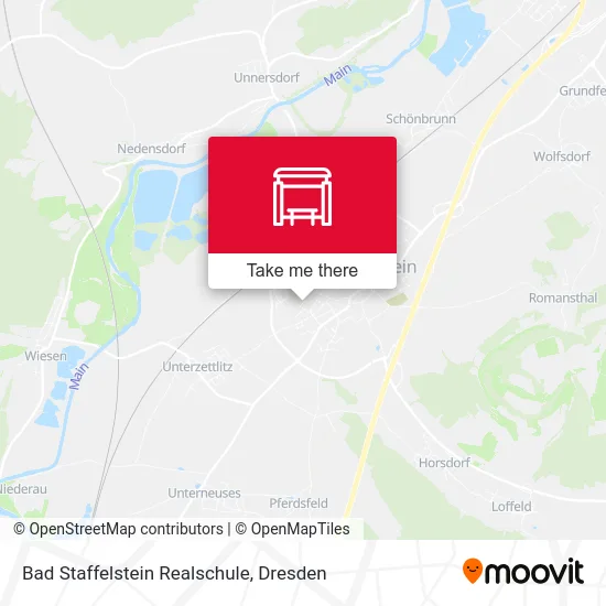 Карта Bad Staffelstein Realschule