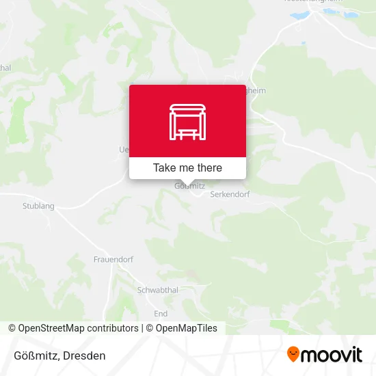 Карта Gößmitz