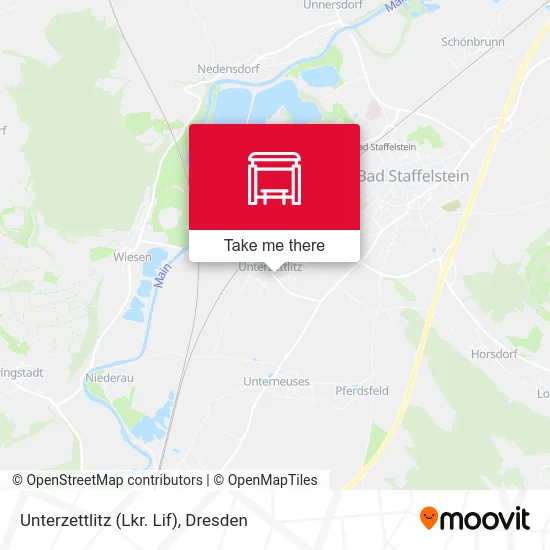 Карта Unterzettlitz (Lkr. Lif)