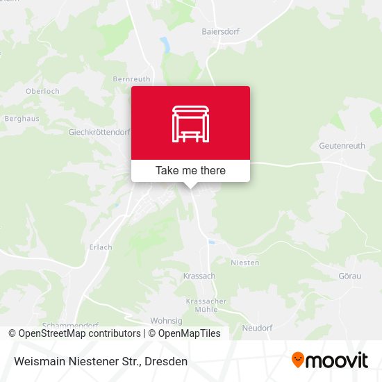 Карта Weismain Niestener Str.
