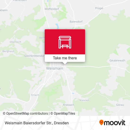 Карта Weismain Baiersdorfer Str.
