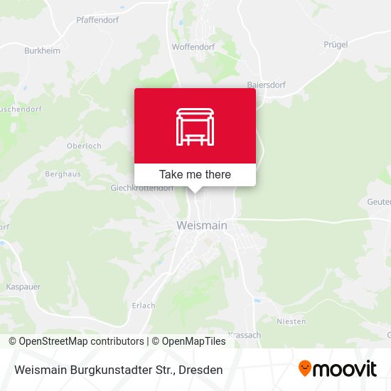 Карта Weismain Burgkunstadter Str.