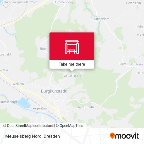 Карта Meuselsberg Nord
