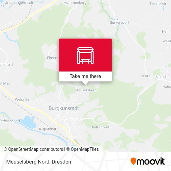 Карта Meuselsberg Nord