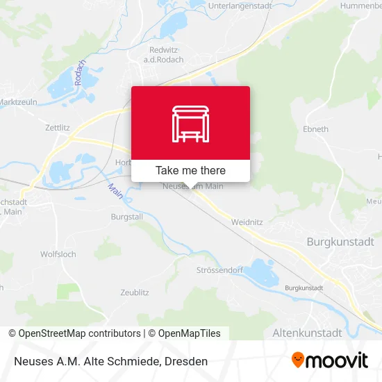 Карта Neuses A.M. Alte Schmiede