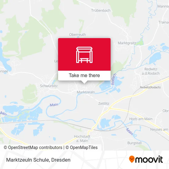 Карта Marktzeuln Schule