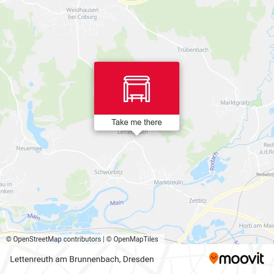 Карта Lettenreuth am Brunnenbach