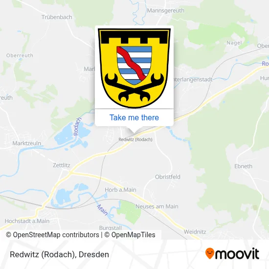 Redwitz (Rodach) map
