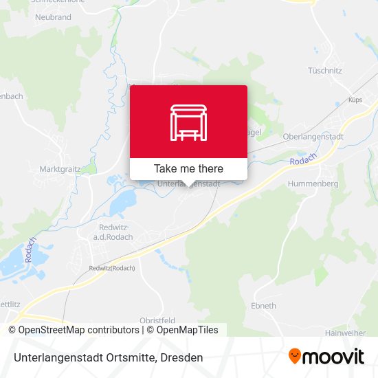 Карта Unterlangenstadt Ortsmitte