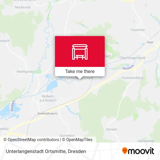 Карта Unterlangenstadt Ortsmitte