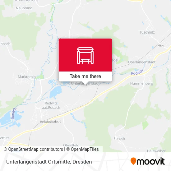 Карта Unterlangenstadt Ortsmitte