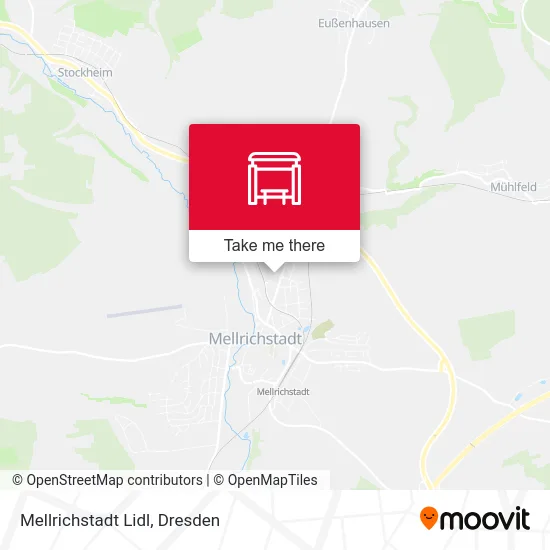 Карта Mellrichstadt Lidl