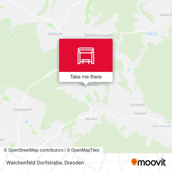 Карта Walchenfeld Dorfstraße