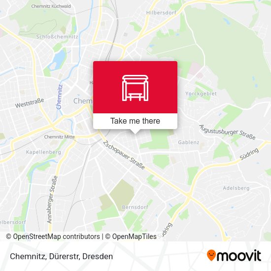 Карта Chemnitz, Dürerstr