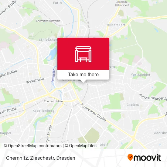 Карта Chemnitz, Zieschestr