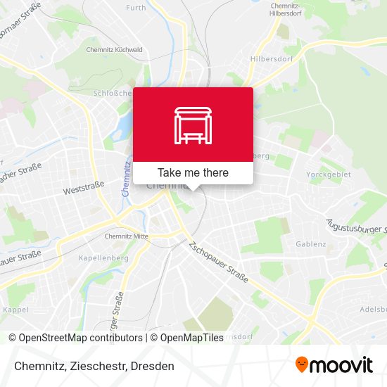 Карта Chemnitz, Zieschestr