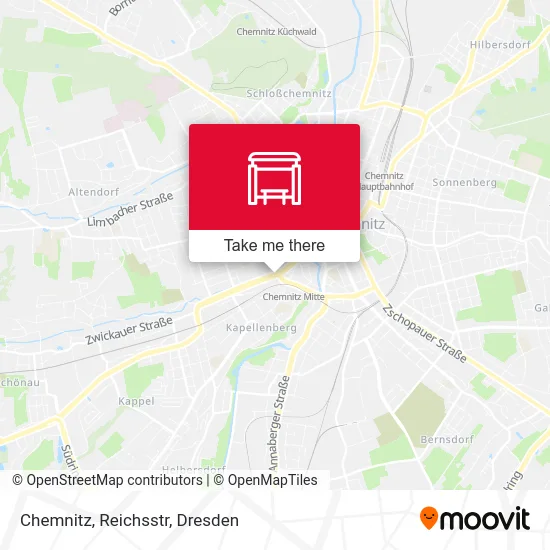 Карта Chemnitz, Reichsstr