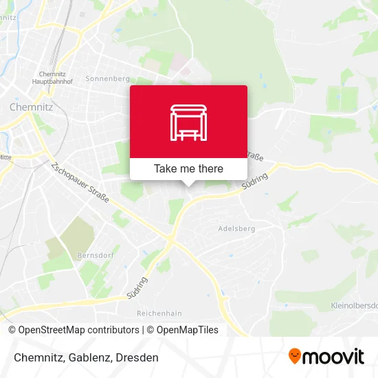 Карта Chemnitz, Gablenz