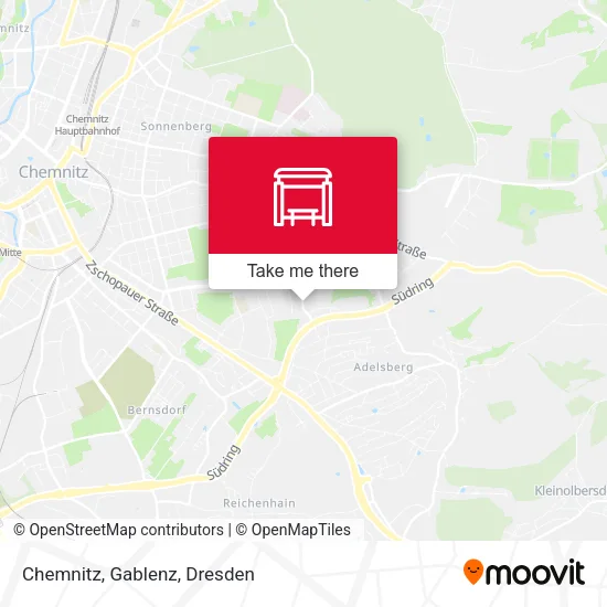 Карта Chemnitz, Gablenz