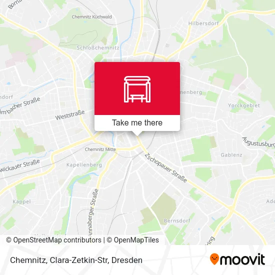 Карта Chemnitz, Clara-Zetkin-Str