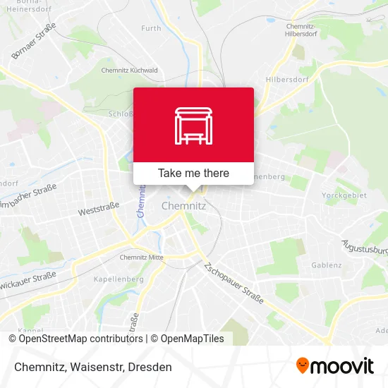 Карта Chemnitz, Waisenstr