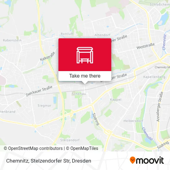 Карта Chemnitz, Stelzendorfer Str