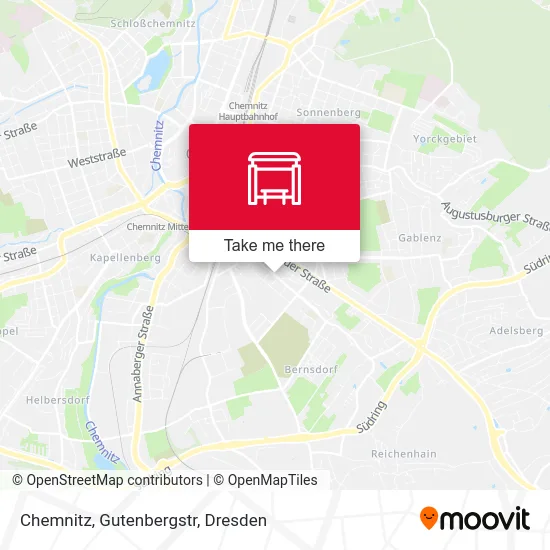 Карта Chemnitz, Gutenbergstr