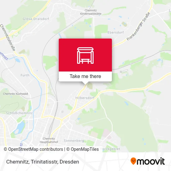 Карта Chemnitz, Trinitatisstr