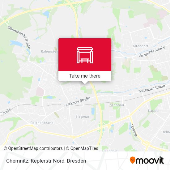 Карта Chemnitz, Keplerstr Nord